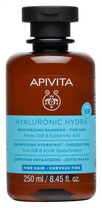 APIVITA Hidratáló Sampon Vékonyszálú hajra 250 ml