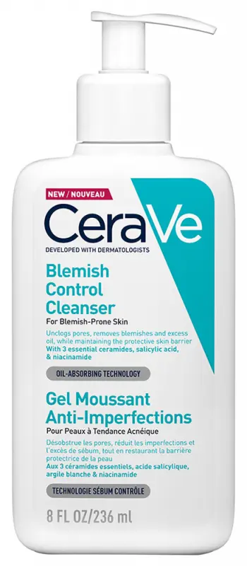 CERAVE Pattanások elleni tisztító gél 236 ml