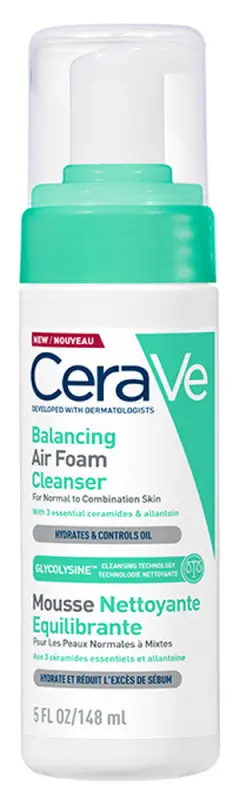 CERAVE Kiegyensúlyozó könnyű habtisztító 148 ml