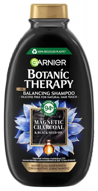 GARNIER Botanic Therapy Magnetic Charcoal Kiegyensúlyozó sampon 400 ml