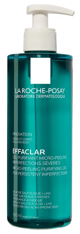 LA ROCHE-POSAY Effaclar Duo Mikro-hámlasztó tisztító gél 400 ml