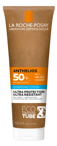 LA ROCHE-POSAY Anthelios Hidratáló naptej SPF 50+ (250 ml) környezetbarát csomagolásban