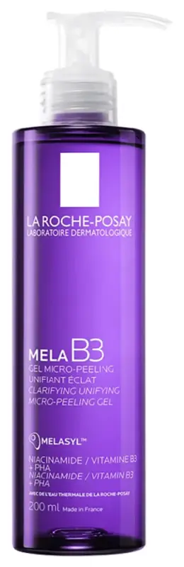 LA ROCHE-POSAY Mela B3 Arctisztító - Sötét foltok ellen, tisztító, egységesítő, mikro-hámlasztó gél 200 ml