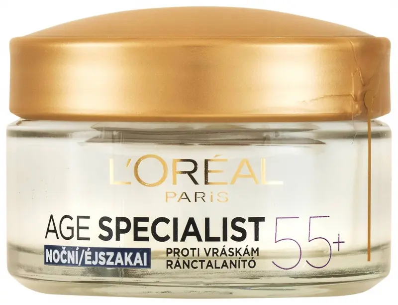 L'ORÉAL PARIS Age Specialist hidratáló éjszakai krém 55+ (50 ml)