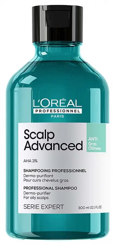 L'ORÉAL PROFESSIONNEL Scalp Advanced Anti-Oiliness Dermo purifier zsírosodásgátló fejbőrtisztító sampon (300 ml)
