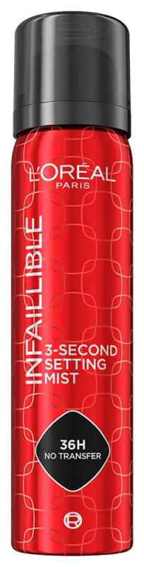 L'ORÉAL PARIS Infaillible 3-s setting mist sminkfixáló spray 75 ml