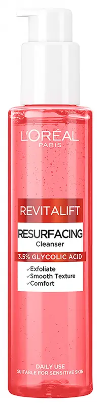 L'ORÉAL PARIS Revitalift Glikolsavas Hámlasztó Arctisztító Gél 3.5% Glikolsavval 150 ml