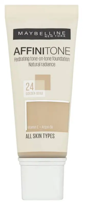 MAYBELLINE Affinitone hidratáló alapozó, 24 Golden Beige (30 ml)