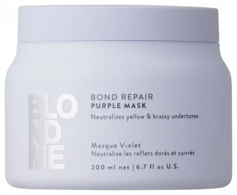 SCHWARZKOPF BlondMe Purple Hamvasító Hajpakolás 200 ml