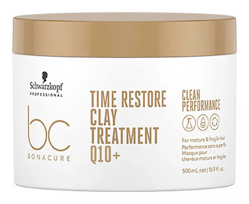 SCHWARZKOPF Bonacure Time Restore Clay pakolás 500 ml