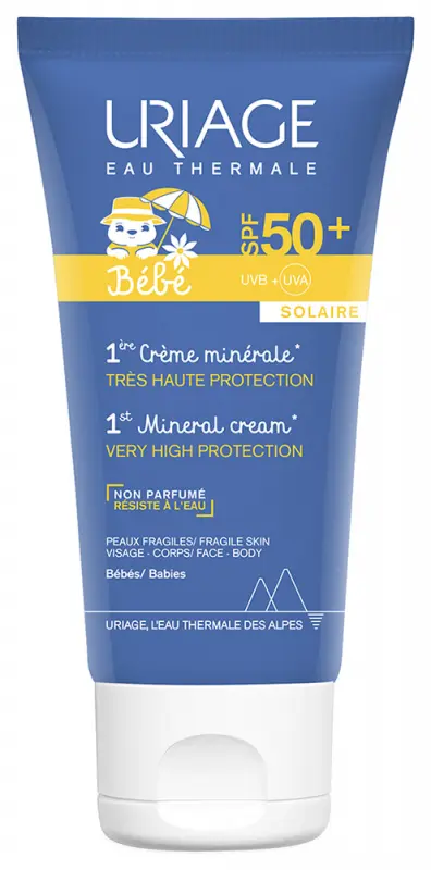 Uriage BABA Mineral fényvédő krém SPF 50+ (50 ml)