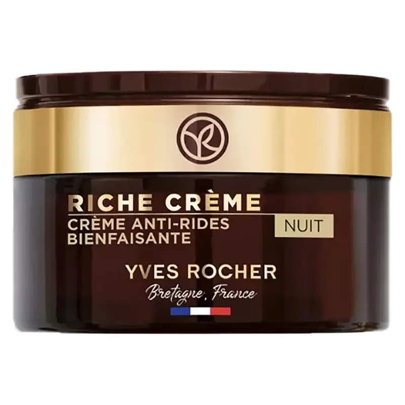 YVES ROCHER Riche Créme Jótékony hatású éjszakai arcápoló 50 ml